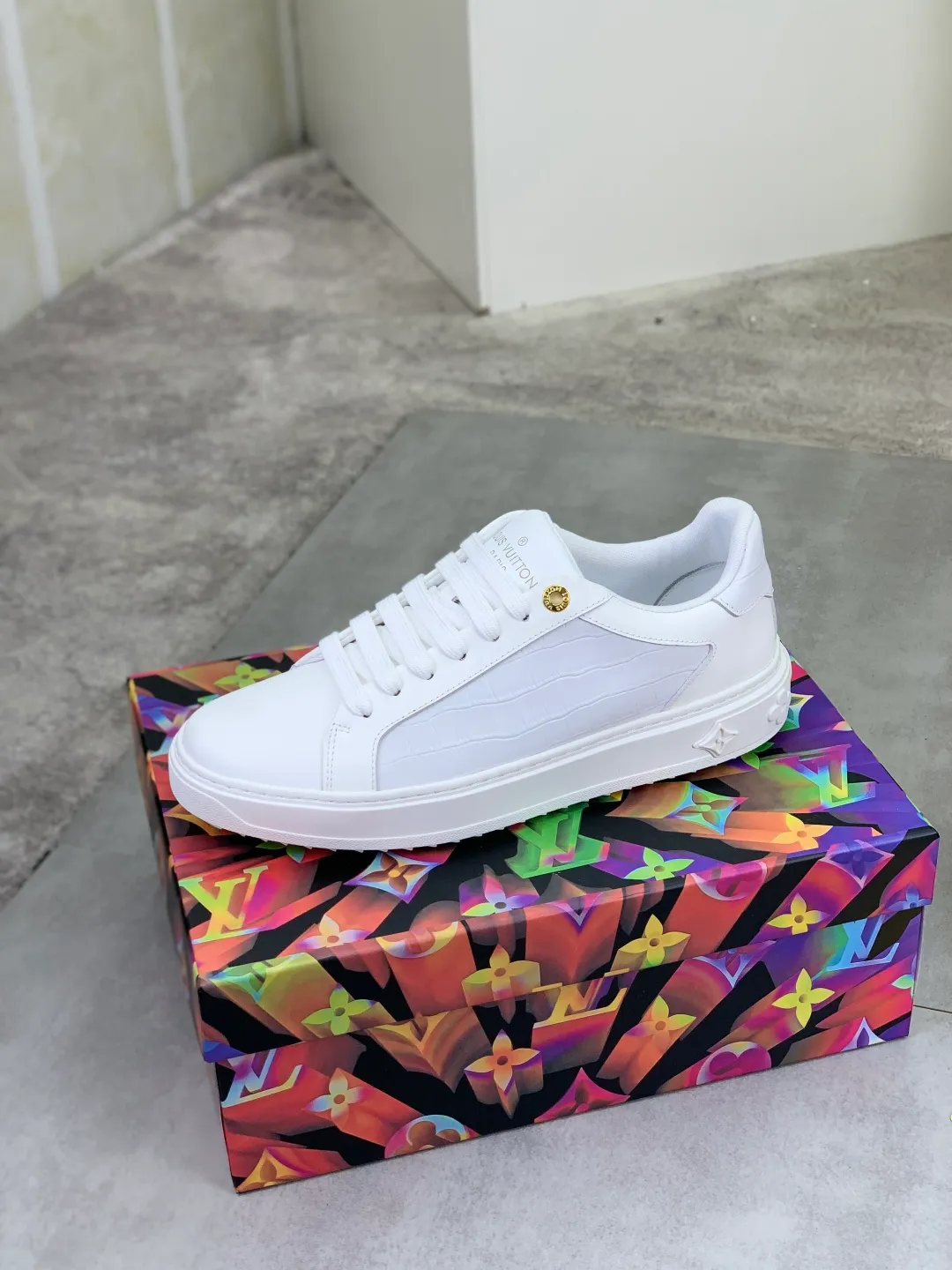 Men's men's shoes P520💰【New style】🆘High quality cowhide【Louis Vuitton】LV official website's latest model🎁casual and fashionable men's shoes👟hot style💥simple and elegant style, exclusive for trendy men. Unique official website's latest brand elements👑original decoration, fashionable and generous, the fabric is made of original denim➕comfortable and breathable mesh lining➕cow leather feet ✅The official website specifies wear-resistant casual outsole, the classic model is taken in real life🎬Color: 5⃣️colors available😍Number of codes: 38-44 Full set of packaging